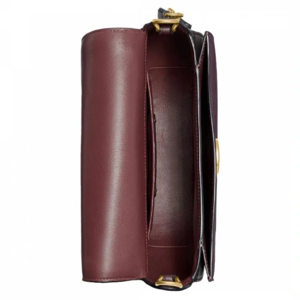 Coach Tabby Oxblood Saddle 20 Shoulder Crossbody Bag - Picture 4 of 14